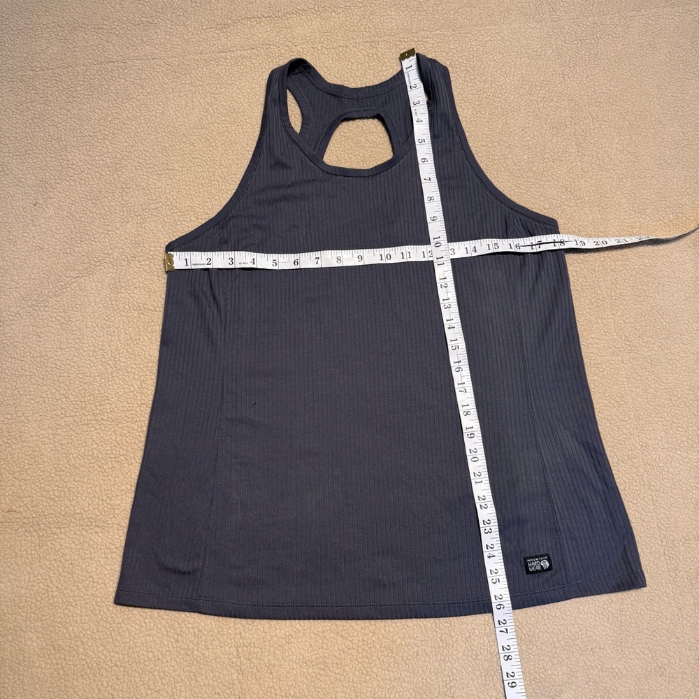 Mountain Hardwear Summer Rib Tank Top Sleeveless Top Gray Women’s Large - Picture 10 of 12